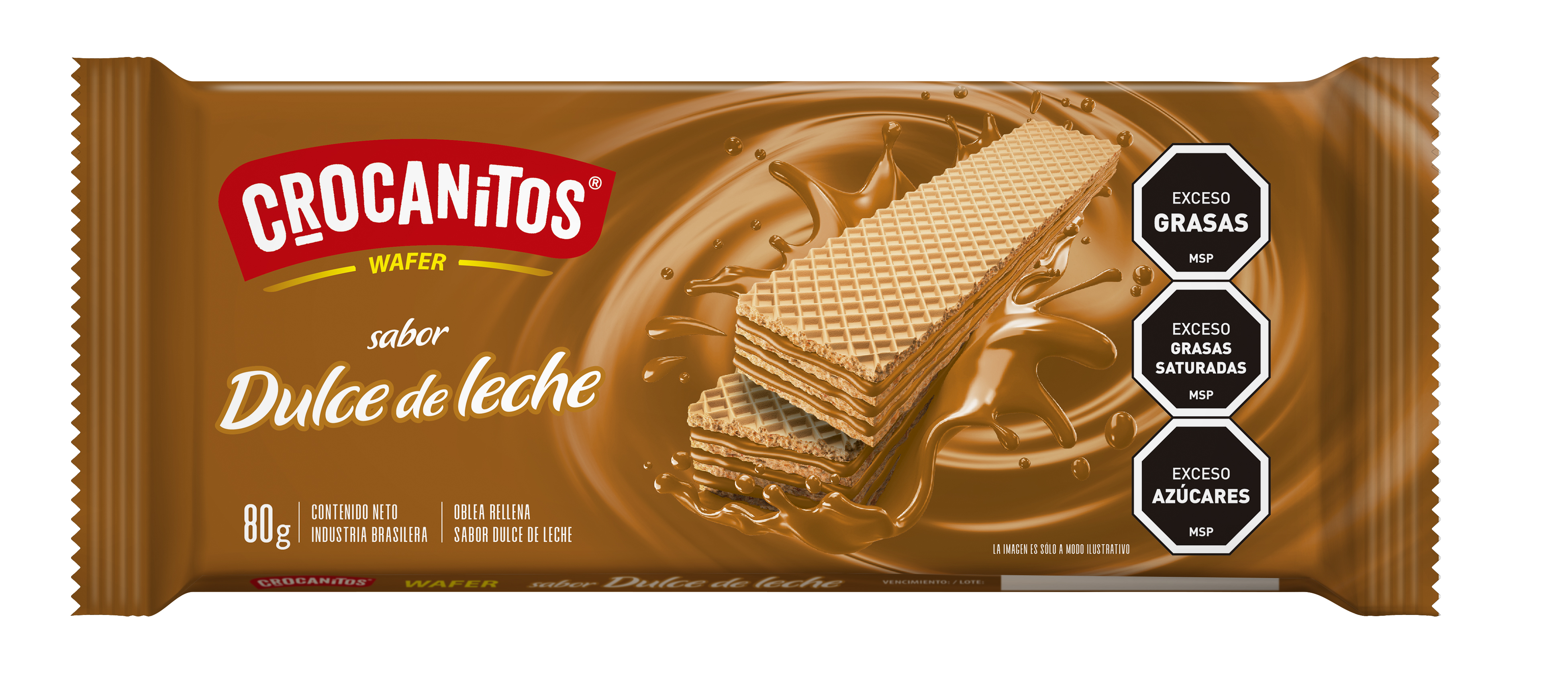 Galletas Wafer Dulce De Leche